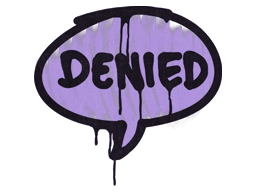 Sealed Graffiti | Denied (Violent Violet)