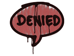 Sealed Graffiti | Denied (Blood Red)