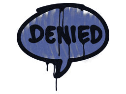 Sealed Graffiti | Denied (SWAT Blue)