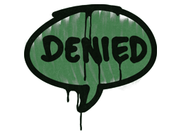 Sealed Graffiti | Denied (Jungle Green)