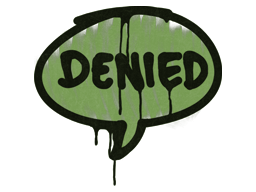 Sealed Graffiti | Denied (Battle Green)