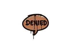 Sealed Graffiti | Denied (Tiger Orange)