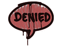 Sealed Graffiti | Denied (Blood Red)