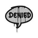 Sealed Graffiti | Denied (Shark White)