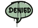 Sealed Graffiti | Denied (Cash Green)
