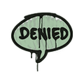 Sealed Graffiti | Denied (Cash Green)