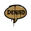 Sealed Graffiti | Denied (Desert Amber)