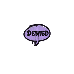 Sealed Graffiti | Denied (Violent Violet)