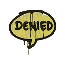Sealed Graffiti | Denied (Tracer Yellow)