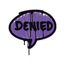 Sealed Graffiti | Denied (Monster Purple)