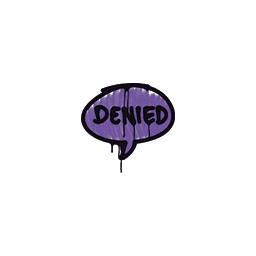 Sealed Graffiti | Denied (Monster Purple)