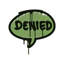 Sealed Graffiti | Denied (Battle Green)