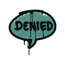 Sealed Graffiti | Denied (Frog Green)