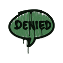 Sealed Graffiti | Denied (Jungle Green)