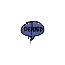 Sealed Graffiti | Denied (SWAT Blue)