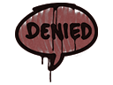 Sealed Graffiti | Denied (Brick Red)