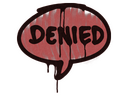 Sealed Graffiti | Denied (Blood Red)