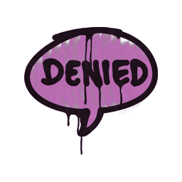 Sealed Graffiti | Denied (Bazooka Pink)