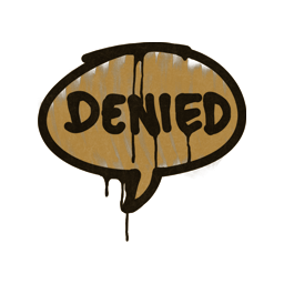 Sealed Graffiti | Denied (Desert Amber)