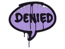 Sealed Graffiti | Denied (Violent Violet)