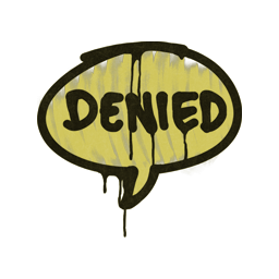 Sealed Graffiti | Denied (Tracer Yellow)