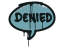 Sealed Graffiti | Denied (Wire Blue)