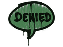 Sealed Graffiti | Denied (Jungle Green)