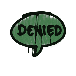 Sealed Graffiti | Denied (Jungle Green)