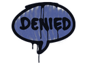 Sealed Graffiti | Denied (SWAT Blue)