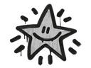 Sealed Graffiti | Shining Star (Shark White)