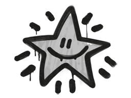 Sealed Graffiti | Shining Star (Shark White)