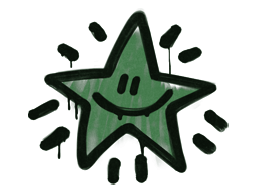 Sealed Graffiti | Shining Star (Jungle Green)