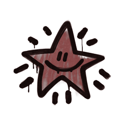 Sealed Graffiti | Shining Star (Brick Red)