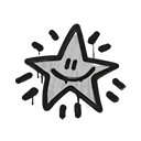 Sealed Graffiti | Shining Star (Shark White)