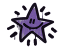 Sealed Graffiti | Shining Star (Monster Purple)