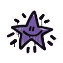 Sealed Graffiti | Shining Star (Monster Purple)