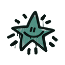 Sealed Graffiti | Shining Star (Frog Green)
