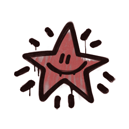 Sealed Graffiti | Shining Star (Blood Red)