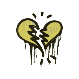 Sealed Graffiti | Broken Heart (Tracer Yellow)