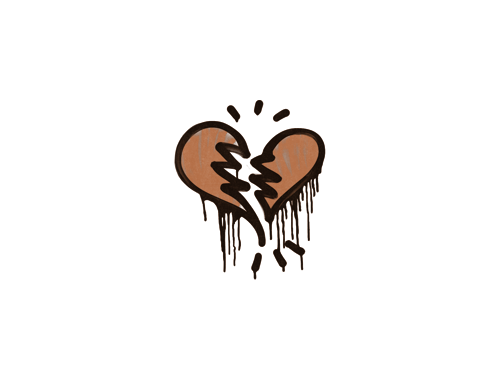 Sealed Graffiti | Broken Heart (Tiger Orange)