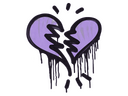 Sealed Graffiti | Broken Heart (Violent Violet)