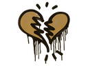 Sealed Graffiti | Broken Heart (Desert Amber)