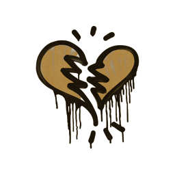 Sealed Graffiti | Broken Heart (Desert Amber)