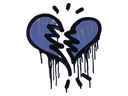 Sealed Graffiti | Broken Heart (SWAT Blue)