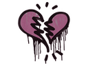 Sealed Graffiti | Broken Heart (Princess Pink)