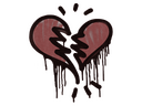 Sealed Graffiti | Broken Heart (Brick Red)