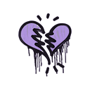 Sealed Graffiti | Broken Heart (Violent Violet)