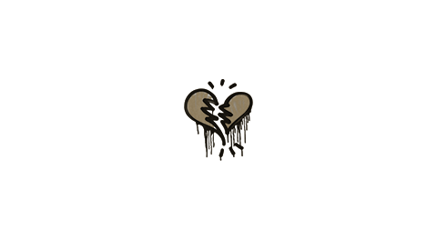 Sealed Graffiti | Broken Heart (Dust Brown)