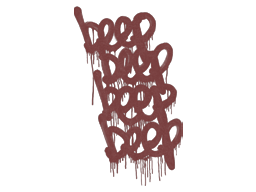 Sealed Graffiti | BEEP (Brick Red)