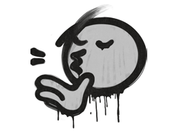 Sealed Graffiti | Chef Kiss (Shark White)